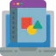 Web design icon 64x64