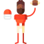American football player icon 64x64