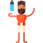 American football player icon 64x64