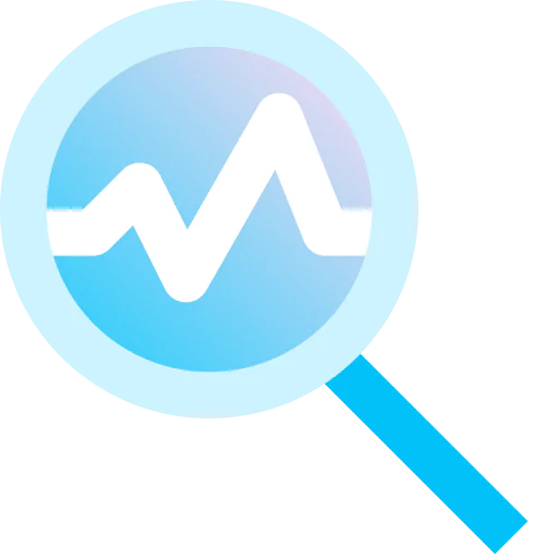 Line graph icon