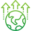 Earth globe icon 64x64