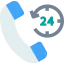 24 hours support icon 64x64