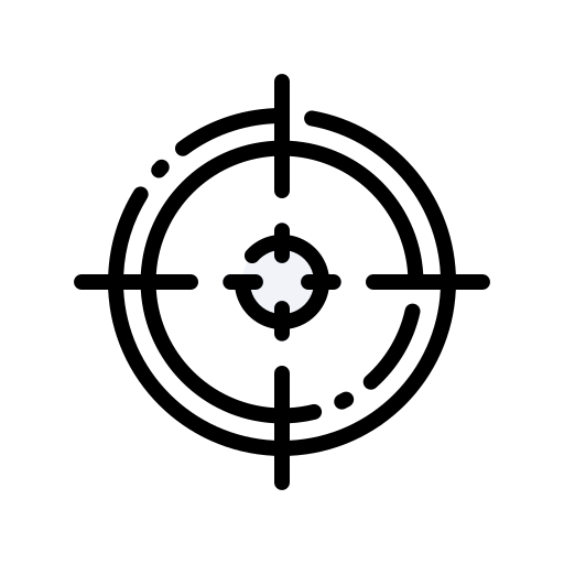 Circular target icon