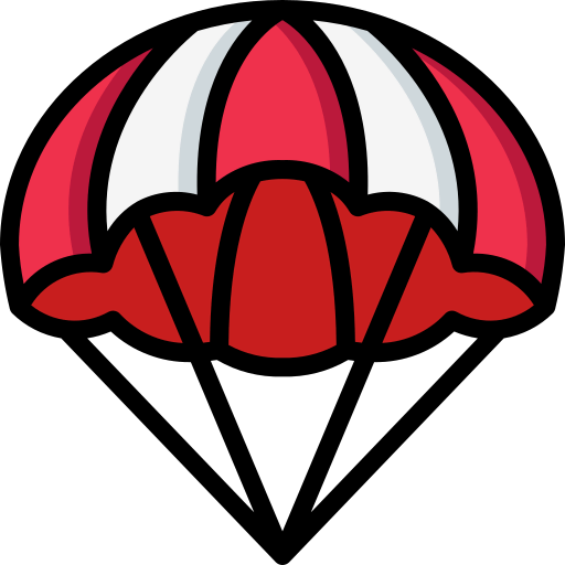 Parachuting icon