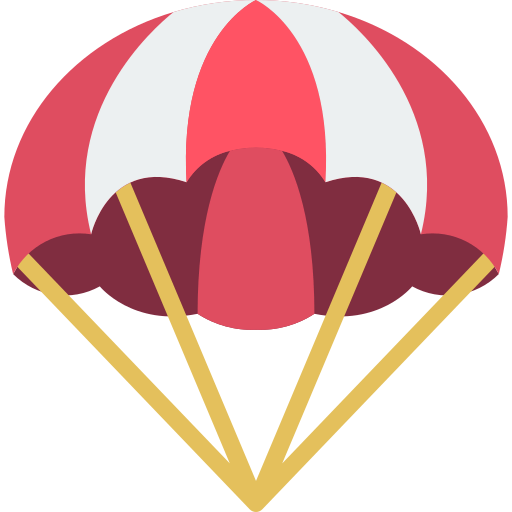 Parachuting icon