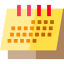 Calendar Ikona 64x64