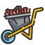 Wheelbarrow icon 64x64