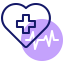 Heart beat icon 64x64