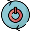 Power button icon 64x64