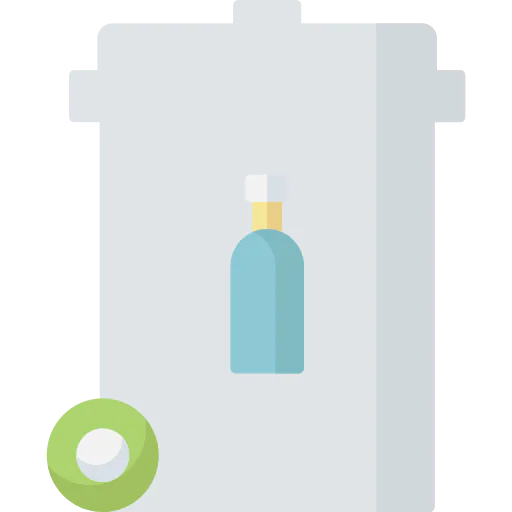 Trash bin icon