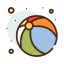 Beach ball icon 64x64