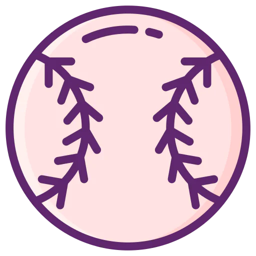 Baseball ball icon