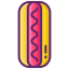 Hot dog Ikona 64x64
