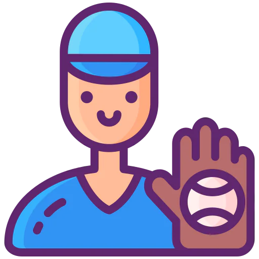 Baseball player icon