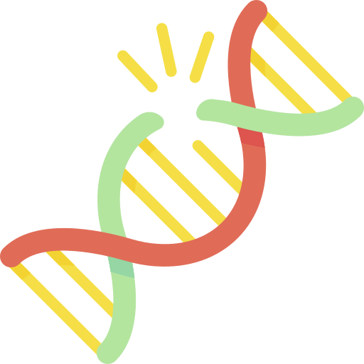 Gene mutation icon