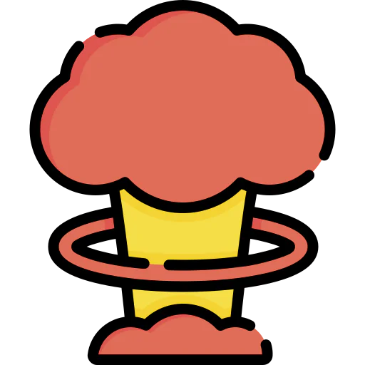 Nuclear explosion icon
