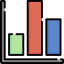 Bar chart icon 64x64