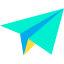 Paper plane icon 64x64