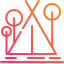 Camping tent icon 64x64