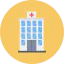Hospital building icon 64x64