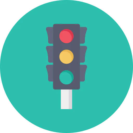 Traffic light icon