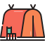 Camping tent icon 64x64