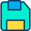Floppy disk icon 64x64