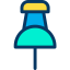 Push pin icon 64x64