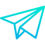 Paper plane icon 64x64