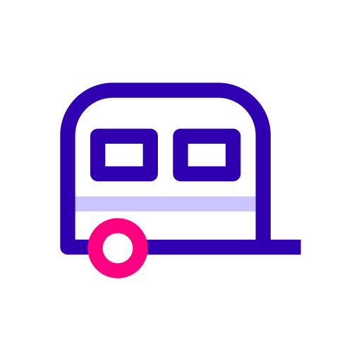 Camper van icon