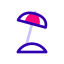 Beach umbrella іконка 64x64