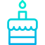 Birthday cake icon 64x64