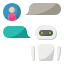 Chatbot biểu tượng 64x64