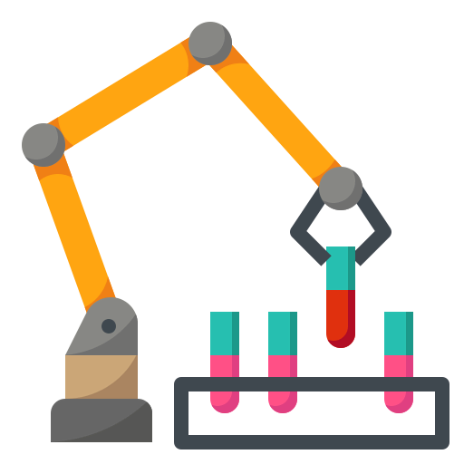 Robot arm icon