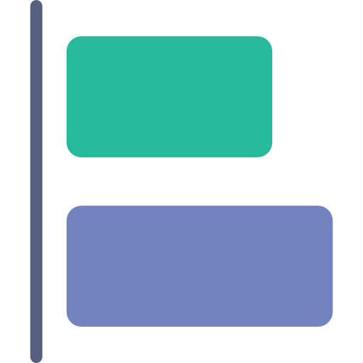 Left alignment icon