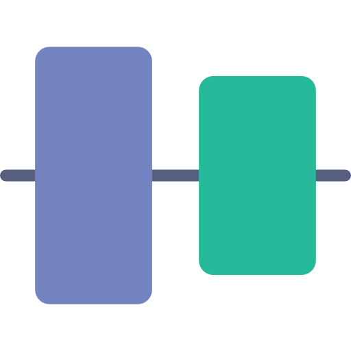 Vertical alignment icon