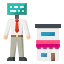 Artificial intelligence icon 64x64