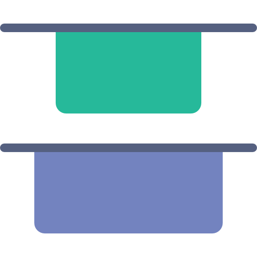 Vertical alignment icon