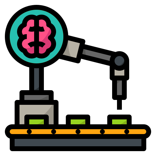 Robot arm icon