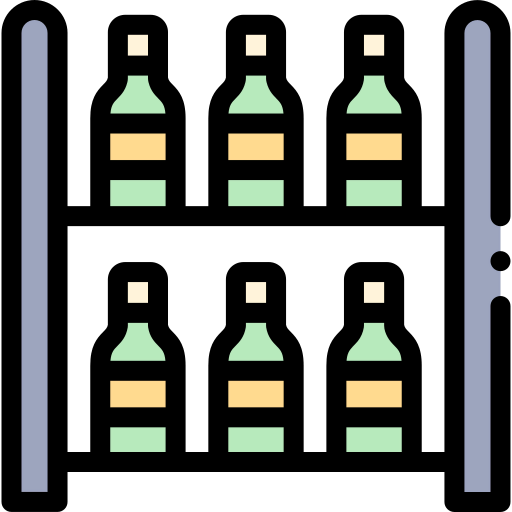 Bottle rack icon