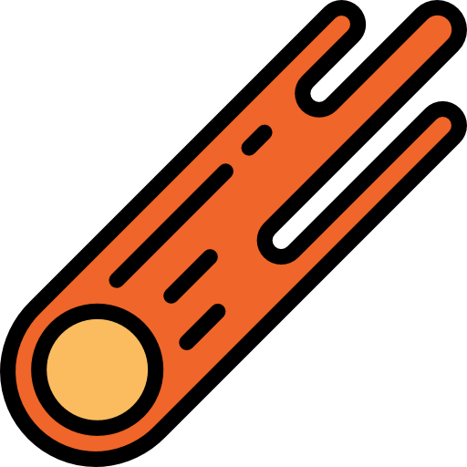 Falling star icon