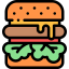 Cheese burger icon 64x64