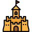 Sand castle icon 64x64