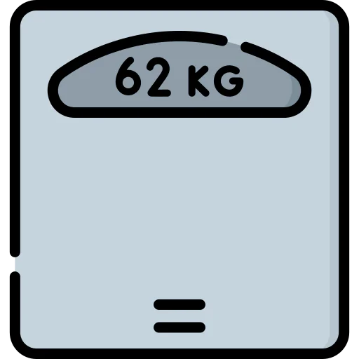 Weight scale icon
