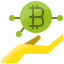 Bitcoins icon 64x64