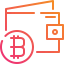 Биткойн-кошелек иконка 64x64