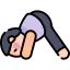 Downward facing dog icon 64x64