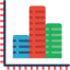 Bar chart icon 64x64