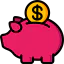 Piggy bank icon 64x64