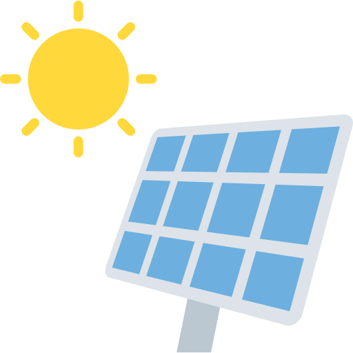 Solar panel icon